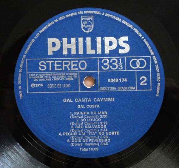 Gal Costa - Gal Canta Caymmi | Philips (6349.174) - 4