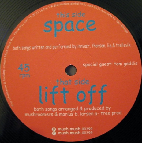 Mushroomers - Space / Lift Off | Mushmush (Mushmush 00399) - 2