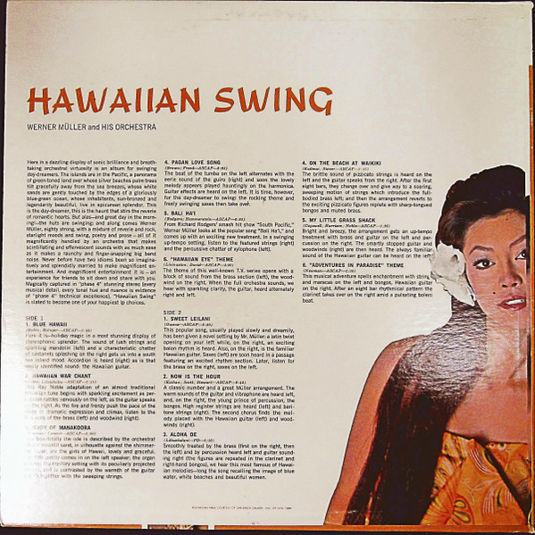 Werner Müller Und Sein Orchester - Hawaiian Swing [Vinyl] | London Records (SP 44021) - 2