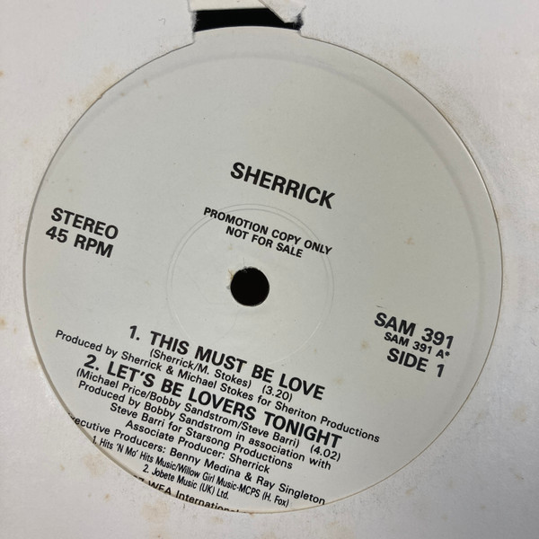 Sherrick - This Must Be Love | WEA (SAM 391) - main