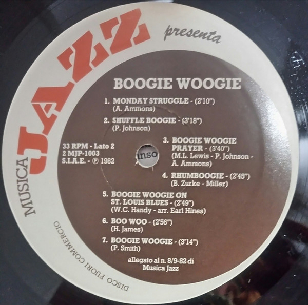 Various - Boogie Woogie | Musica Jazz (2 MJP 1003) - 4