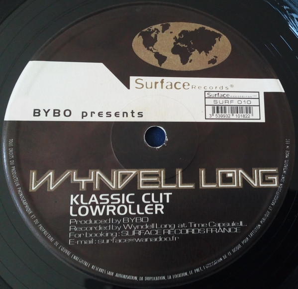 Bybo Presents Wyndell Long - Funk Widdit EP | Surface Records France (SURF 010) - 2
