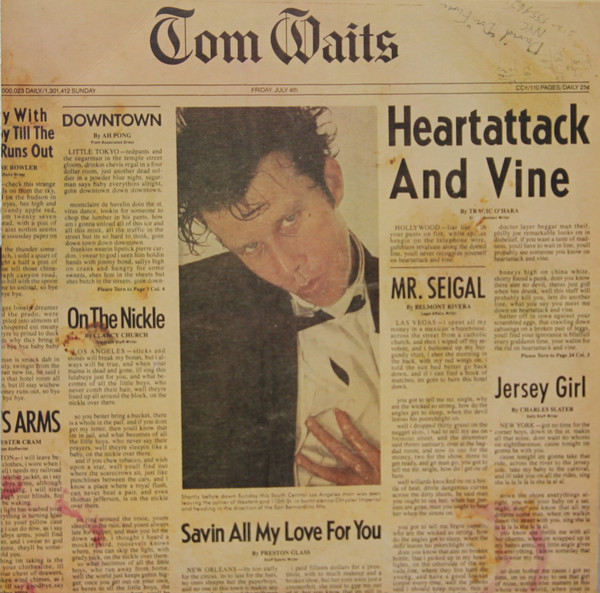 Tom Waits - Heartattack And Vine | Asylum Records (K 52252)
