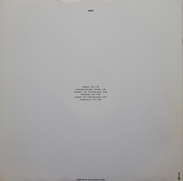 New Order - Substance | Factory (60057) - 4