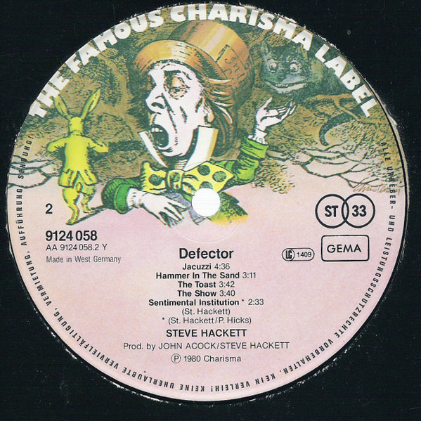 Steve Hackett - Defector | Charisma (9124 058) - 4 Steve Hackett - Defector | Charisma (9124 058) - 4