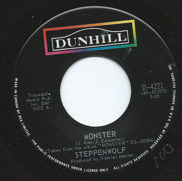 Steppenwolf - Monster | Dunhill (D-4221) - main