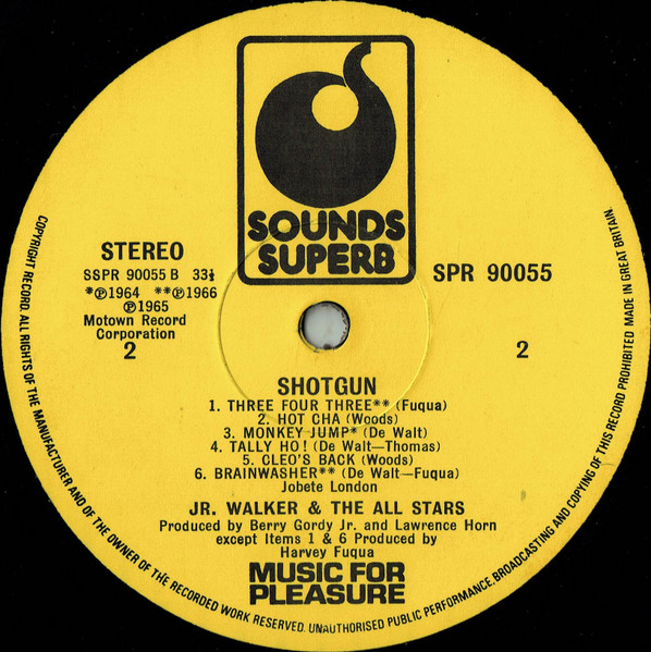 Junior Walker & The All Stars - Shotgun | Sounds Superb (SPR 90055) - 4 Junior Walker & The All Stars - Shotgun | Sounds Superb (SPR 90055) - 4