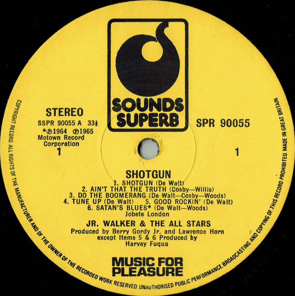 Junior Walker & The All Stars - Shotgun | Sounds Superb (SPR 90055) - 3 Junior Walker & The All Stars - Shotgun | Sounds Superb (SPR 90055) - 3