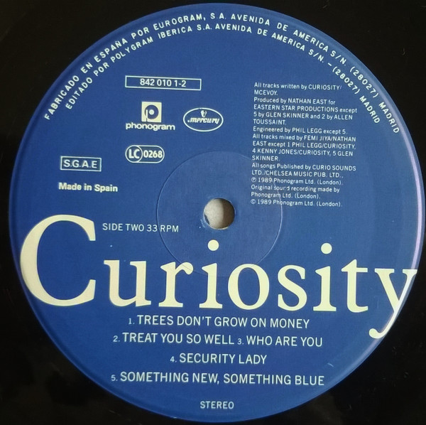 Curiosity Killed The Cat - Getahead | Mercury (842 010 1) - 4