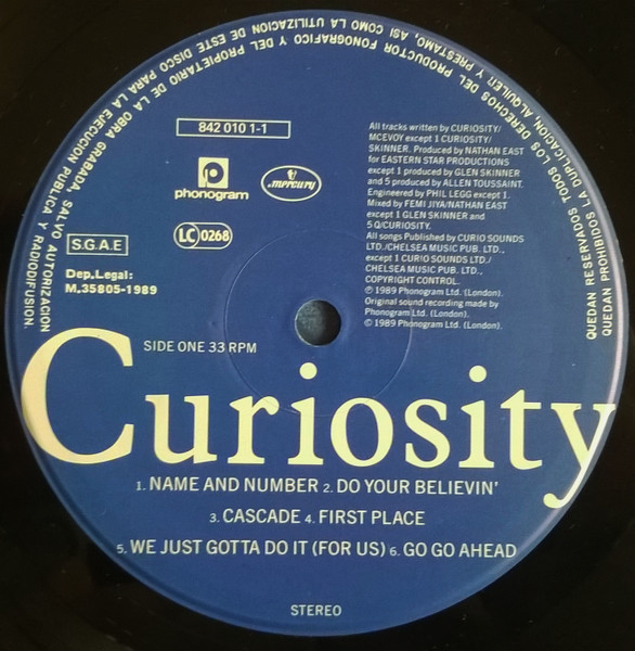 Curiosity Killed The Cat - Getahead | Mercury (842 010 1) - 3