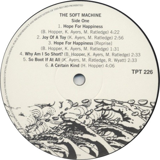 Soft Machine - The Soft Machine | Tapestry Records (TPT 226) - 2