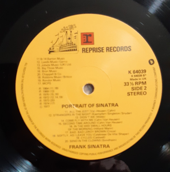 Frank Sinatra - Portrait Of Sinatra: Forty Songs From The Life Of A Man | Reprise Records (K 64039) - 4