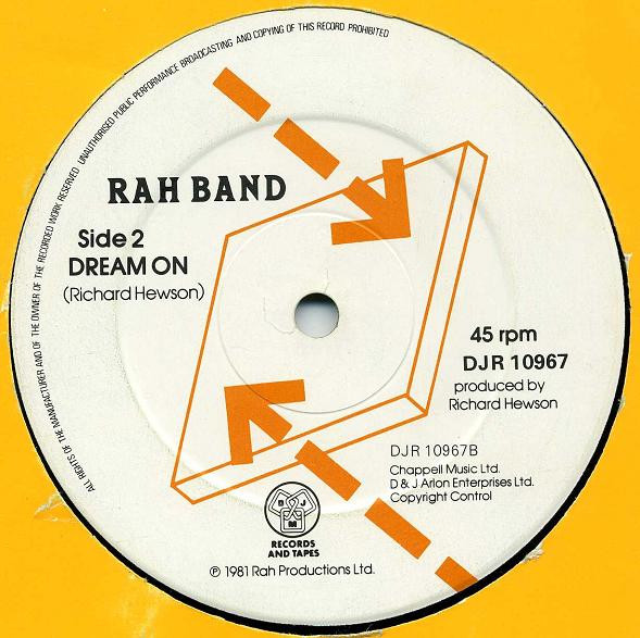 RAH Band - Downside Up | DJM Records (DJR 10967) - 2