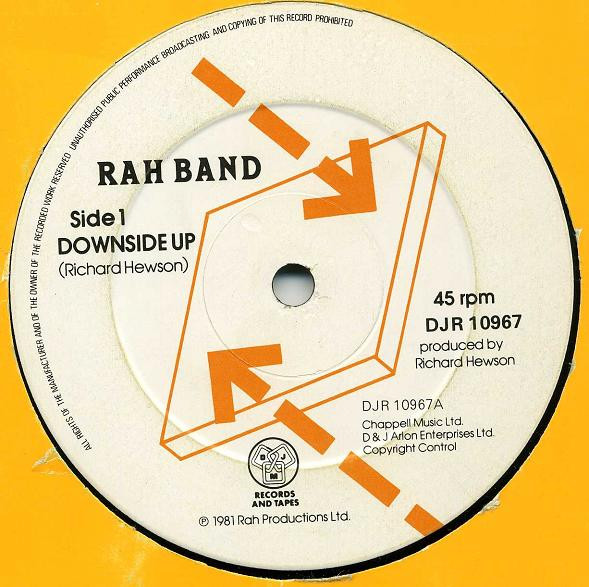 RAH Band - Downside Up | DJM Records (DJR 10967) - main