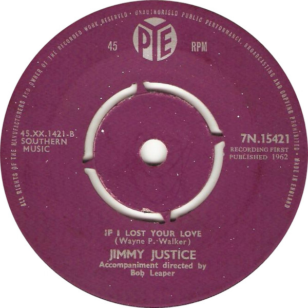 Jimmy Justice - When My Little Girl Is Smiling | Pye Records (7N.15421) - 4 Jimmy Justice - When My Little Girl Is Smiling | Pye Records (7N.15421) - 4