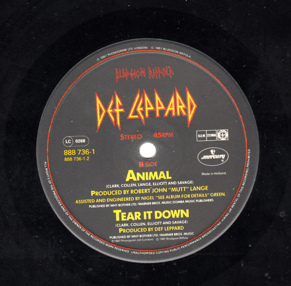 Def Leppard - Animal | Bludgeon Riffola (888 736-1) - 4
