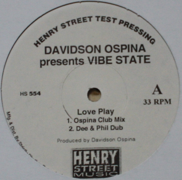Davidson Ospina Presents Vibe State - Love Play | Henry Street Music (HS 554) - main