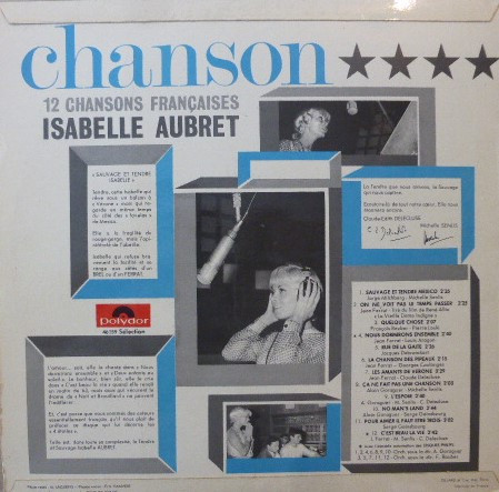 Isabelle Aubret - 12 Chansons Françaises | Polydor (45159) - 2