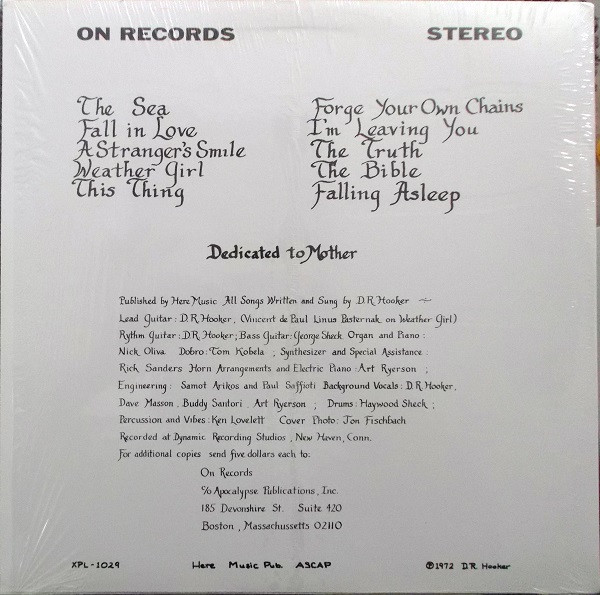 D.R. Hooker - The Truth | On Records (XPL-1029) - 2 D.R. Hooker - The Truth | On Records (XPL-1029) - 2