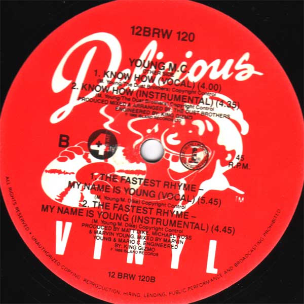 Young MC - Know How | Delicious Vinyl (12 BRW 120) - 4