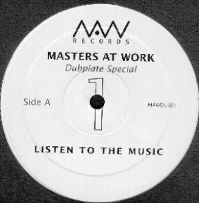 Masters At Work - Dubplate Special 1 | MAW Records (MAWDUB01)