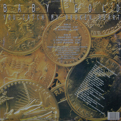 Baby Gold - You Catch My Broken Heart | Hi NRG Attack (HRG 126) - 2