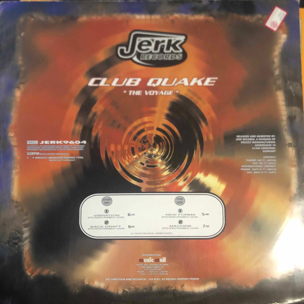 Club Quake - The Voyage | Jerk Records (JERK 9604) - 2