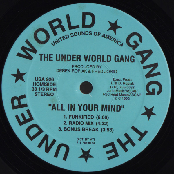 The Under World Gang - All In Your Mind | United Sounds of America (USA 926)