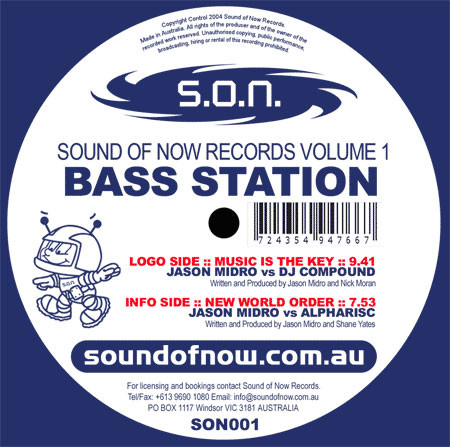 Jason Midro Vs DJ Compound / Alpharisc - Bass Station - Sound of Now Records Volume 1 | Sound Of Now Records (SON001) - 3