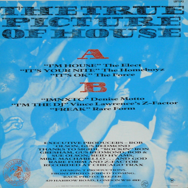 Rob Olson - Rob Olson's Chicago Jack Beat | Rhythm King (LEFT LP3) - 2