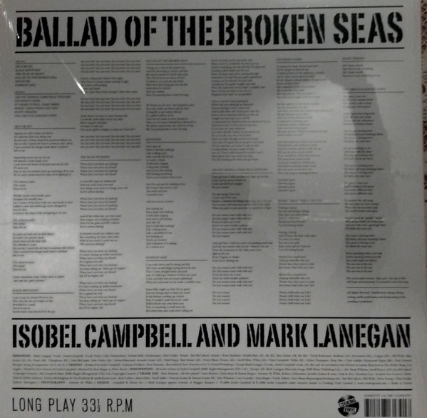 Isobel Campbell & Mark Lanegan - Ballad Of The Broken Seas | Cooking Vinyl (COOKLP779) - 2