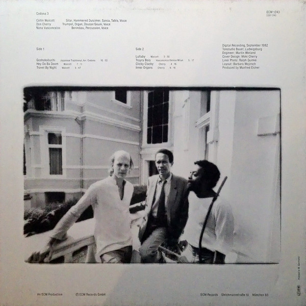 Codona - Codona 3 | ECM Records (ECM 1243) - 2 Codona - Codona 3 | ECM Records (ECM 1243) - 2