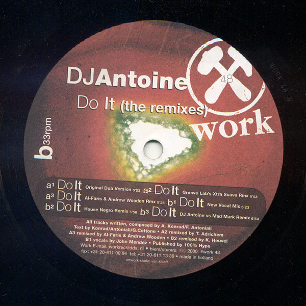 DJ Antoine - Do It (The Remixes) | Work Records (work 48)