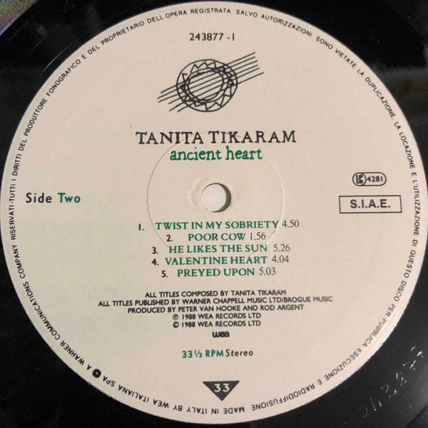 Tanita Tikaram - Ancient Heart | WEA (243877-1) - 4