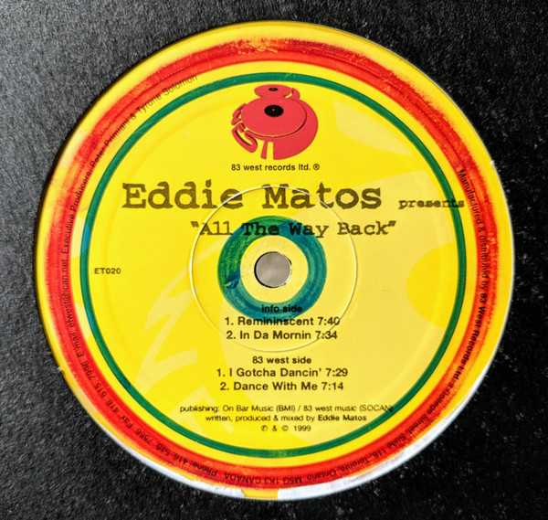 Eddie Matos - All The Way Back | 83 West Records (ET020) - 2 Eddie Matos - All The Way Back | 83 West Records (ET020) - 2