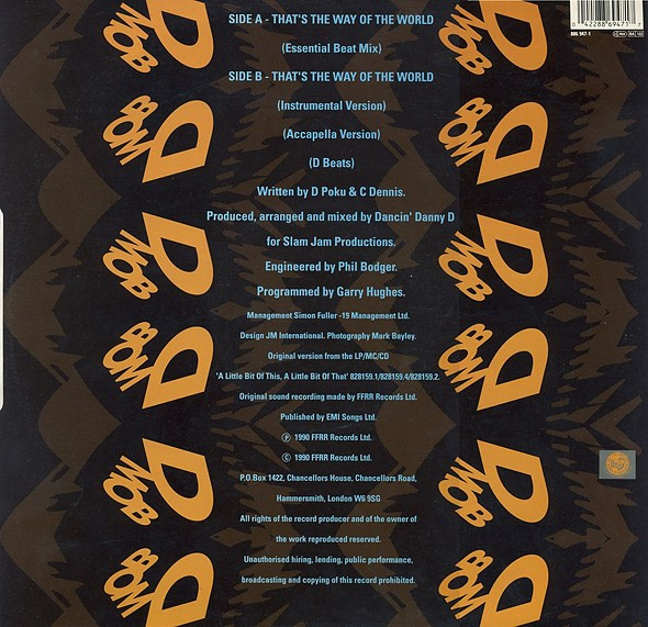 D Mob With Cathy Dennis - That's The Way Of The World | FFRR (886 947-1) - 2 D Mob With Cathy Dennis - That's The Way Of The World | FFRR (886 947-1) - 2