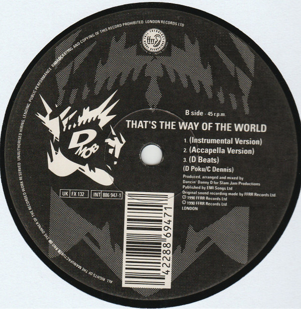 D Mob With Cathy Dennis - That's The Way Of The World | FFRR (886 947-1) - 4 D Mob With Cathy Dennis - That's The Way Of The World | FFRR (886 947-1) - 4