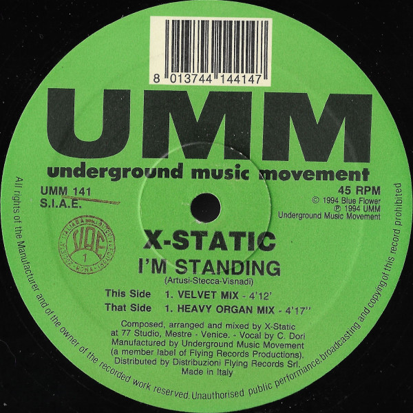 X-Static - I'm Standing | UMM (UMM 141)
