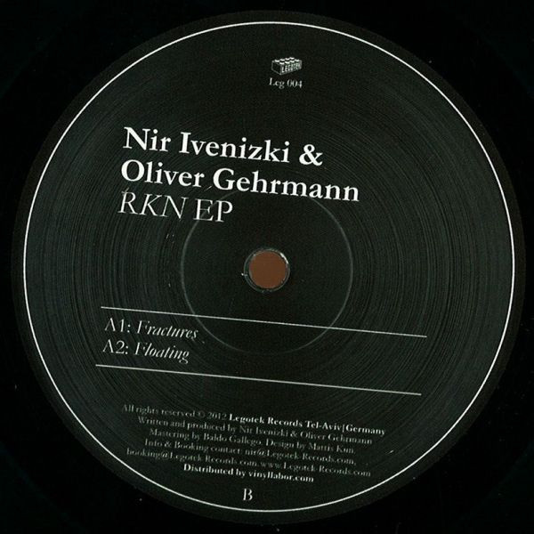 Nir Ivenizki & Oliver Gehrmann - RKN EP | Legotek (LEG004) - main Nir Ivenizki & Oliver Gehrmann - RKN EP | Legotek (LEG004) - main