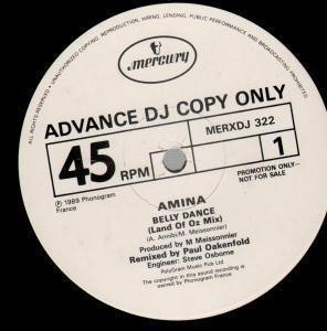 Amina - Belly Dance | Mercury (MERXDJ 322)