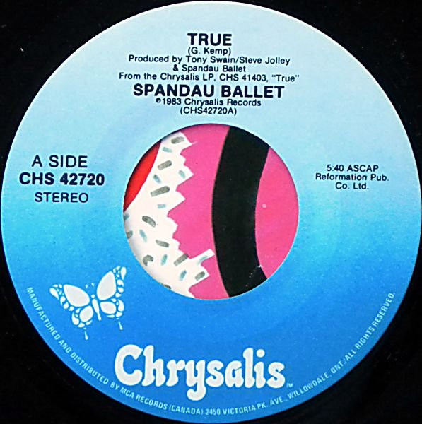 Spandau Ballet - True (7") [Vinyl] | Chrysalis (CHS 42720) - 3