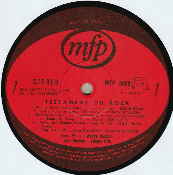 Various - Testament Du Rock | Music For Pleasure (MFP 5489) - 3