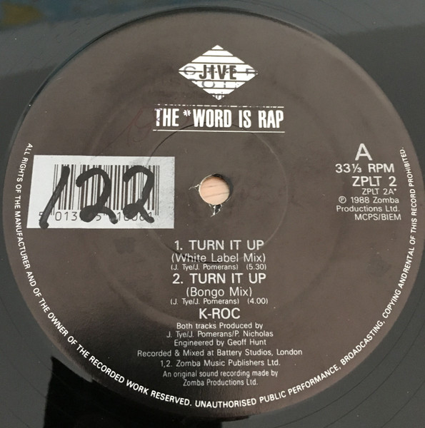 K-Roc - Turn It Up | Jive (ZPLT 2)