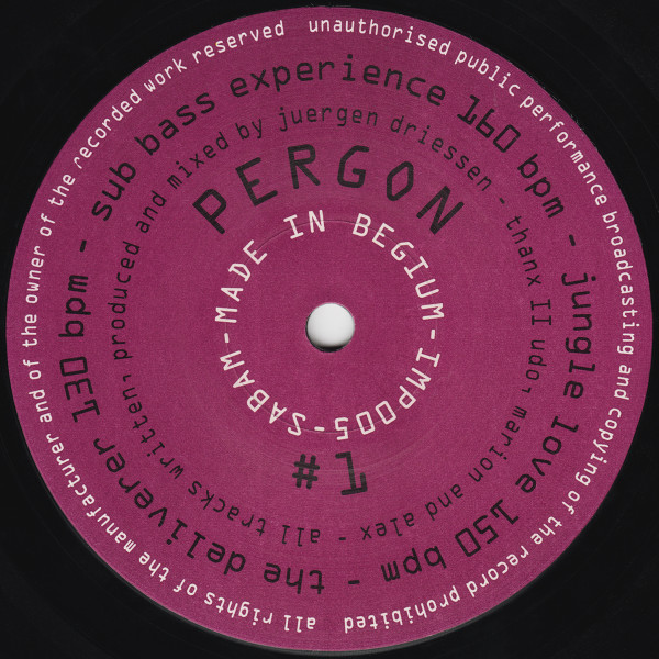 Pergon - #1 | Important Records (IMP005)