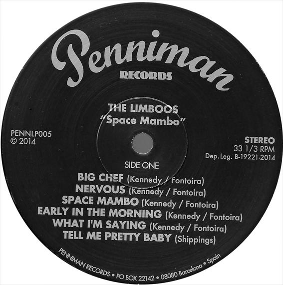 The Limboos - Space Mambo | Penniman Records (PENNLP005) - 3