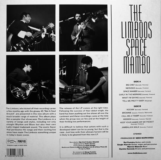 The Limboos - Space Mambo | Penniman Records (PENNLP005) - 2