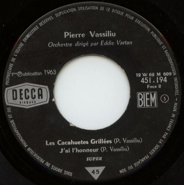 Pierre Vassiliu - Armand | Decca (451.194) - 4