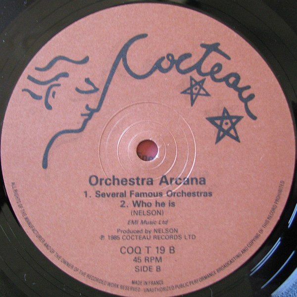 Orchestra Arcana - Sex - Psyche - Etc | Cocteau Records (COQ T 19) - 4 Orchestra Arcana - Sex - Psyche - Etc | Cocteau Records (COQ T 19) - 4