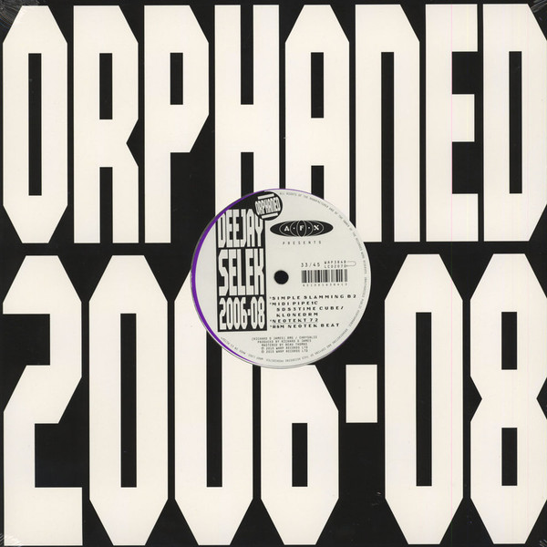 Aphex Twin - Orphaned Deejay Selek 2006-08 | Warp Records (WAP384)
