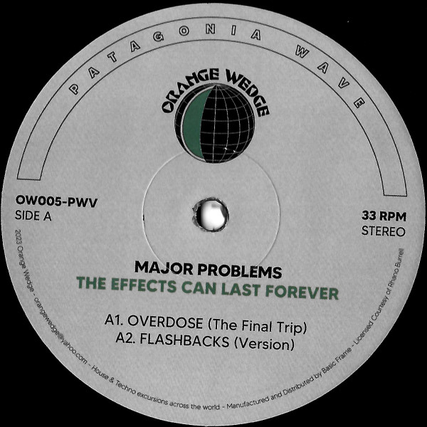 Major Problems - The Effects Can Last Forever | Orange Wedge (OW005-PWV) - main Major Problems - The Effects Can Last Forever | Orange Wedge (OW005-PWV) - main